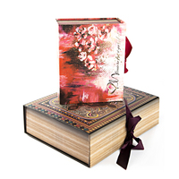 Nouvel arrivage de boîte d'expédition de carton ondulé rose de luxe avec impression personnalisée pour bijoux et montres emballage