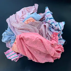 Customized Bleaching Industrial Rags Clothing For Machine Wiping