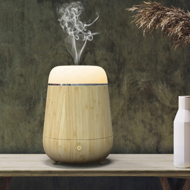 Humidifier Aroma Diffuser 2 in 1 7 Color Nightlight One Touch Control Auto Shut off Filter Free Small Bedroom Desktop Humidifier