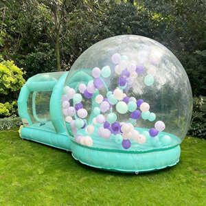 บ้านบอลใสพองลมพร้อมสระบอล วิวพาโนรามา และเบาะนุ่มสำหรับเด็ก สนุกปลอดภัย - Product Image 3
