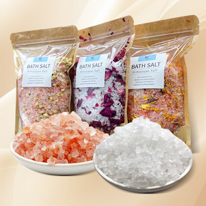 Himalaya-Rosa Unraffiniertes Meersalz 500g/Beutel 1KG/Beutel Standbeutel Glasflasche Glas Lavendel-Duft Badesalz Zitrone-Honig-Aroma - Product Image 4