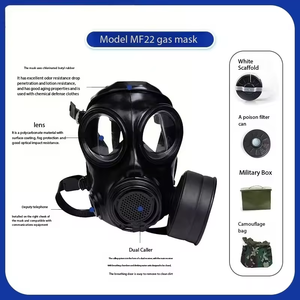 Masker <span class=keywords><strong>Gas</strong></span> Setengah Wajah Karet Reusable Shun Tai Xin an FHJ08, Pelindung Debu dengan Sedotan, Respirator yang Dapat Dicuci untuk Penggunaan Industri 3-Lapisan - Product Image 5
