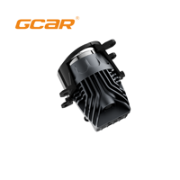 GCAR Phare antibrouillard double laser 2 pouces, tricolore 3000K 4300K 6000K, haute luminosité, lentille de projecteur universelle, amélioration de marché secondaire
