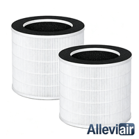 Filter Pengganti Demi Afloia Demi Air Purifier H13 True HEPA + Karbon Aktif Efisiensi 99,97-99,99% Menghilangkan Bau VOC