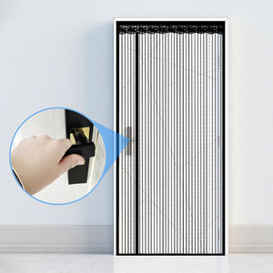 Москитная сетка с магнитной застежкой на дверь, Невидимая сетка для защиты от насекомых - Product Image 3