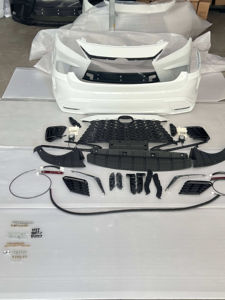 렉서스 RX 330 450h 350 2009-2015용 헤드라이트 프론트 범퍼 f 스포츠 바디 키트 변환 - Product Image 4