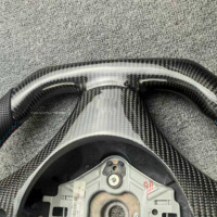 Volant Sport M en Fibre de Carbone Amélioré avec Palettes Compatible BMW M3 E92 E90 E60 E46 F20 E39 E87 E36 E82 X5 E70 X6 E71 E93
