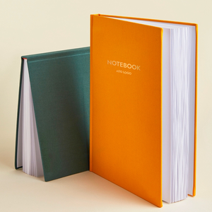 Taccuino personalizzato stampa Beige lino con copertina rigida rilegatura termica A5 il produttore della rivista del <span class=keywords><strong>Notebook</strong></span> Planner con timbratura in oro - Product Image 3