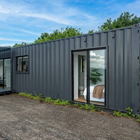 Villa Modular Multi-Kontainer Mewah Desain Kustom 2 Lantai Rumah Kontainer Prefabrikasi