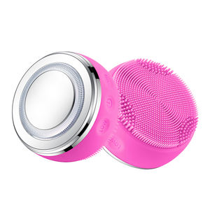 Brosse nettoyante faciale sonique rechargeable en silicone avec fonction de massage rajeunissant pour le nez, les lèvres et les mains - Product Image 5