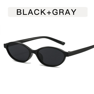 Européen américain Ins Cat Eye Street Photoshoot Lunettes de <span class=keywords><strong>soleil</strong></span> femmes à la mode ovale petit cadre personnalisé à la mode porter PC - Product Image 6