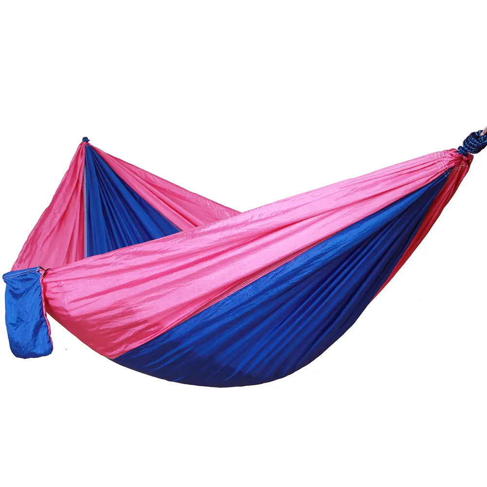 Hersteller niedriges MOQ schnelle Lieferung kundenspezifische doppel- und einzelreise-leichte Camping-Outdoor-Hammocks