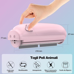Pet Tóc Remover Con Lăn Tự Làm Sạch Chó/Mèo Tóc Remover Lint Con Lăn Cho Sofa Và Thảm Xu Hướng Sản Phẩm <span class=keywords><strong>2025</strong></span> - Product Image 6