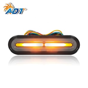 Barre de feux arrière LED séquentielle 3 en 1 ADT pour moto, visibilité et sécurité accrues - Product Image 2