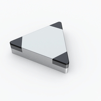 Plaquettes d'outillage CNC haute performance CBN TNGA pour fraisage et tournage, PCD CBN Triangle Carré