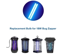 Ampoules de rechange en forme de H 18W pour lampes anti-moustiques d'intérieur et d'extérieur avec base à 4 broches pour usage domestique