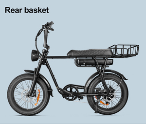<span class=keywords><strong>Cestino</strong></span> Posteriore in Ferro per Bicicletta <span class=keywords><strong>Elettrica</strong></span> 7Go, Accessorio di Alta Qualità per E-Bike - Product Image 6