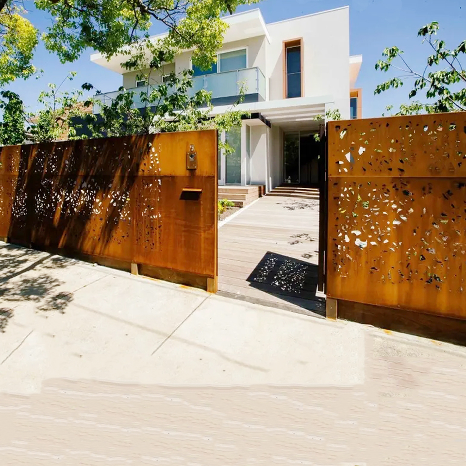 Corten Screen Panel