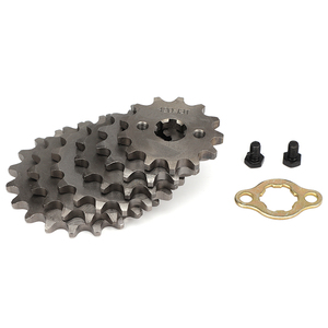 Piñón delantero de motor para motocicleta, pieza de motor de 17mm, <span class=keywords><strong>420</strong></span>, 10/12/13/14/15/16/17/18/19, para 70cc, 110cc, 125cc, Quad Dirt Bike, TaoTao, Roketa Sunl, Unive - Product Image 1