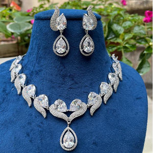 Customized Moissanite 925 Silver <b>Ruby</b> Style Lariat <b>Necklace</b> Earring Set Luxurious Wedding Gift Elegant Jewelry - Product Image 6