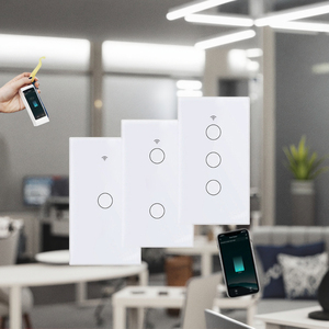 Tuya対応 スマートタッチスイッチ Wi-Fi/RF433 US規格 LEDインジケーター付 10A Alexa/Smart Life対応 ガラスタッチパネル - Product Image 6