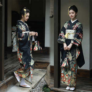 2025 Kimono mujer japonés tradicional Yukata <span class=keywords><strong>Haori</strong></span> Kimonos Cosplay blusa vestido de fiesta moda femenina ropa de fotografía - Product Image 2
