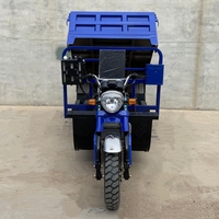 Triciclo de carga de gasolina de 4 tiempos con capacidad de carga de 2000kg Triciclo de motocicleta de cinco ruedas con agricultura de autodescarga