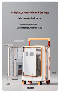 Valise à roulettes unisexe pour enfants, tendance, <span class=keywords><strong>en</strong></span> polycarbonate rigide, avec poignée souple, serrure TSA, idéale pour les <span class=keywords><strong>vacances</strong></span> et l'embarquement <span class=keywords><strong>en</strong></span> <span class=keywords><strong>avion</strong></span> - Product Image 2