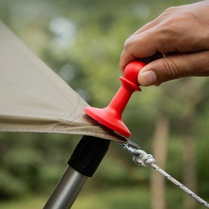 Capuchon de protection contre la foudre pour poteau de tente, couvercle de sécurité isolé en plastique, rouge, bleu, Orange, 70x50x6mm, léger, pour Camping en plein air - Product Image 5