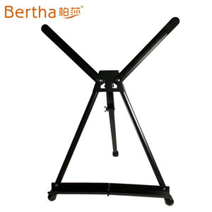 Bertha Sketch <b>Easel</b> Iron Black Adjustable Tripod Stand For Art Painting Display - Product Image 1