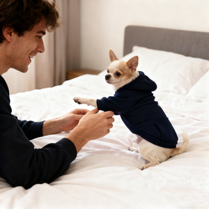 Roupas de Inverno para Cães de Designer, Poliéster Ecológico, Atacado de Vestuário para Animais de Estimação, Moletons para Cães, Moda Clássica para Mulheres, Saco OPP - Product Image 4