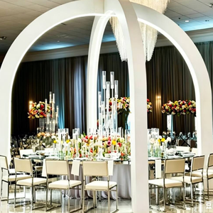 Arco de Entrada LED Blanco, Arco de Acrílico para Eventos, Arco de Boda, Panel de Fondo de Acrílico, Puerta de Arco, Pared de Fondo - Product Image 2