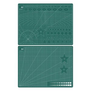 Tappetino da <span class=keywords><strong>Taglio</strong></span> A2 in PVC Autoriparante Viola, Spessore 3mm, 3 Strati, Nuovo Design con Adesivo Rotante - Product Image 2