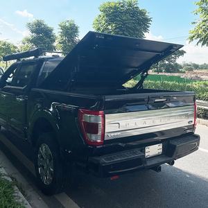 Couvertures de tonneau pliantes de haute qualité couverture à trois volets pour accessoires <span class=keywords><strong>Ford</strong></span> f150/<span class=keywords><strong>ranger</strong></span>/XLT/<span class=keywords><strong>raptor</strong></span>/wildtrak - Product Image 1