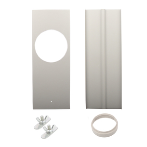 Nhựa ac vent kit điều hòa không khí di động cửa sổ con dấu tấm kit cho cửa sổ trượt 3 cái có thể điều chỉnh chiều dài pvc trắng hướng dẫn sử dụng - Product Image 2