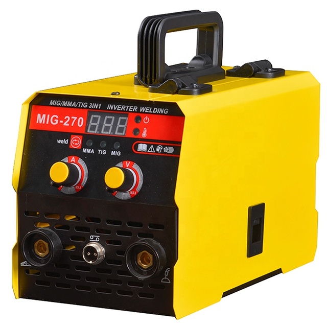 LINTONE 110V 220V IGBT MIG270 NBC270 CO2 Shield Wire Feeder Inside MIG Inverter Welding Machine