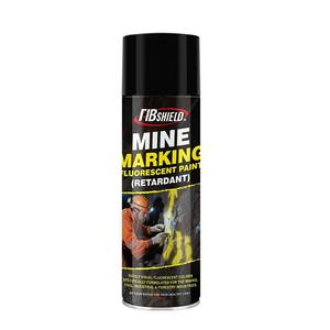 Pintura <span class=keywords><strong>Fluorescente</strong></span> para Marcado de Minas FIBSHIELD 550ML, Recubrimiento de Alta Visibilidad Retardante de Llama para Uso Industrial, Minero y Forestal - Product Image 2