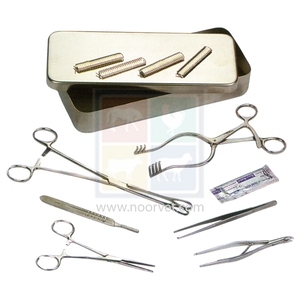 Kits de veterinaria, juego de taponamiento, tijeras de trocar, forceps, bisturí, mango, vestidor - Product Image 1