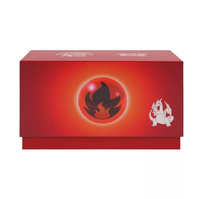 Lot de cartes Pokémon TCG écologiques en gros – Coffret Cadeau Énergie Thème Feu, Obscurité, Combat – Classeur de cartes, Boîte de rangement, Protège-cartes Professionnels