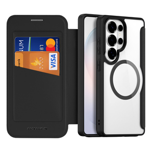 เคสโทรศัพท์แม่เหล็ก เหมาะสำหรับซัมซุง เอส 26 อัลตร้า คาร์ดแพ็ค เอส 26 เคสโทรศัพท์แบบแม่เหล็ก ฝาพับใส ครอบคลุมทุกด้าน - Product Image 1