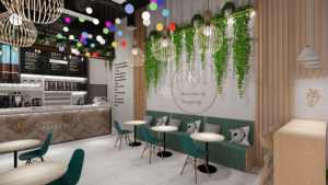 Finitions industrielles mais modernes, café, pains Croissants, pâtes fraîches, Design de boulangerie, restauration rapide, Design de magasin - Product Image 4