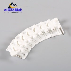 Chất lượng cao màu trắng 1775 linh hoạt chuỗi vành đai mở rộng linh hoạt vành đai băng tải cho ngành công nghiệp sữa đặc biệt nhựa Modular vành đai - Product Image 2