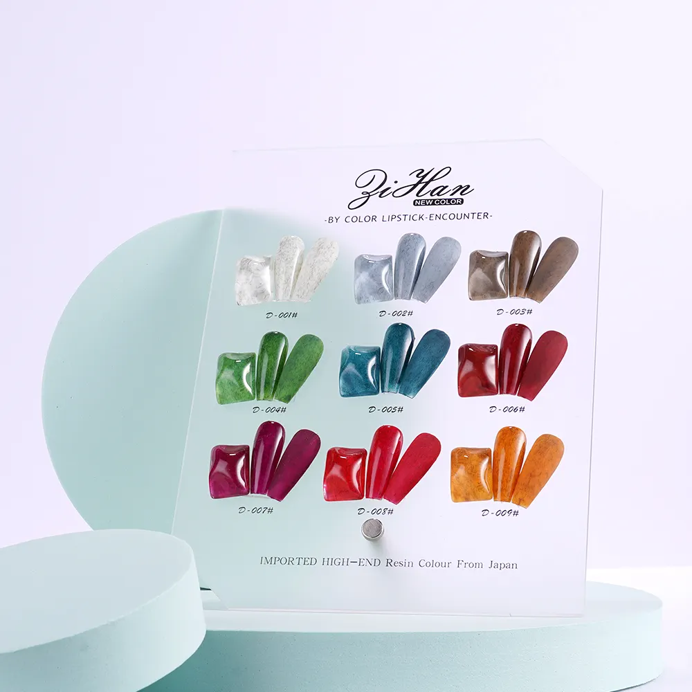 9 Tips Gel Polish Display Nail Art Boek Nail Kleurenkaart