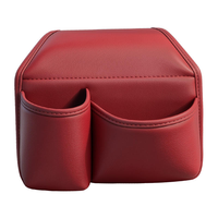 Boîte de rangement pour porte de voiture en cuir synthétique, style professionnel, porte-gobelet, organisateur suspendu pour l'espace entre les sièges, collection complète d'accessoires