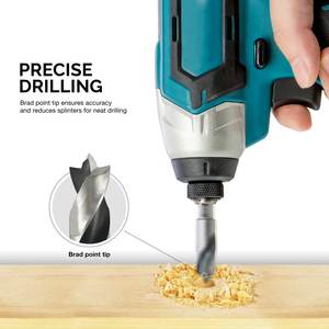 Brocas Brad Point 2026 - ¡Gran Oferta! Optimizadas para un Corte Rápido y Fácil del Madera, le Proporcionan un Agujero Limpio - Product Image 6