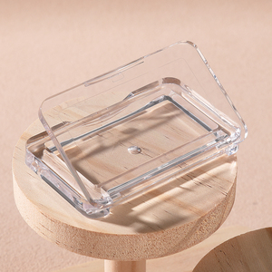 <b>Eye</b> Shadow Compact Powder Container Empty Square Cosmetic Packaging Plastic Eyeshadow Case - Product Image 4