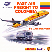 Agent d'expédition fiable vers la Colombie, service logistique, transitaire Chine-Buenaventura, fret express DDP porte-à-porte