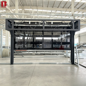 Porte sectionnelle <span class=keywords><strong>automatique</strong></span> Bolang à haute vitesse, gain de place, cadre en aluminium moderne, porte de <span class=keywords><strong>garage</strong></span> en verre transparent à vue complète - Product Image 2