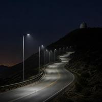 Lampadaire LED en alliage d'aluminium DL07C 4200-21000lm 140lm/W IP66 AC90-305V SMD3030 50000H Garantie 5 ans CE RoHS Dimmable