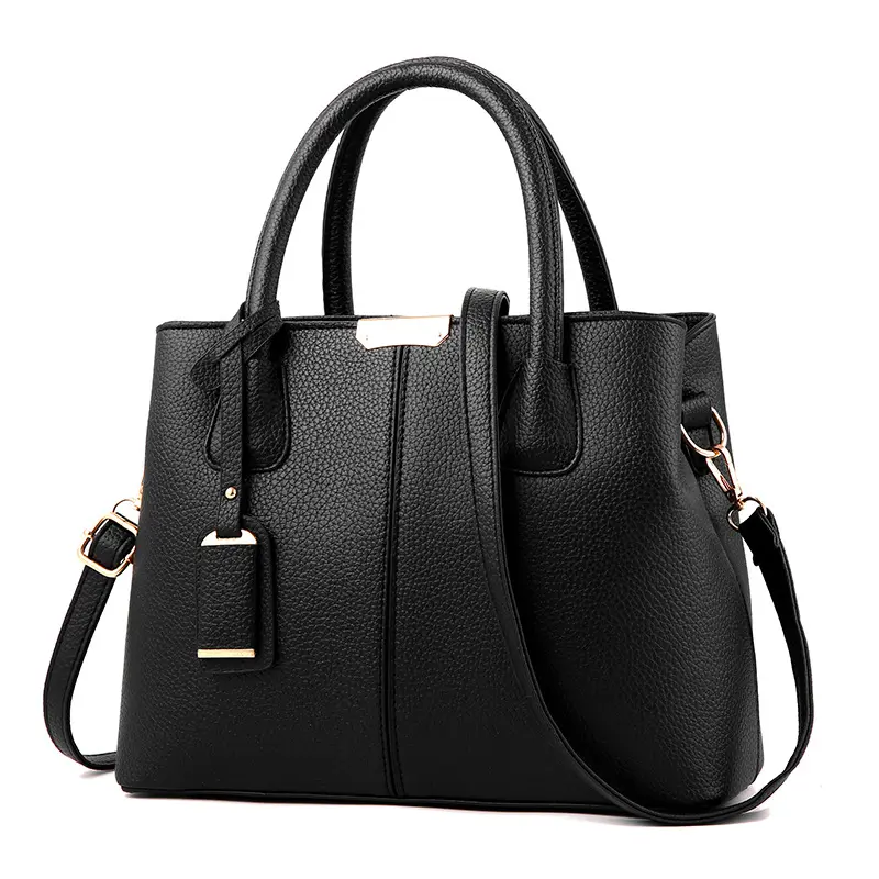 Tas jinjing wanita, tas belanja selempang kapasitas besar desainer mewah kulit PU tas tangan bahu kasual